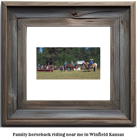 family horseback riding near me in Winfield, Kansas